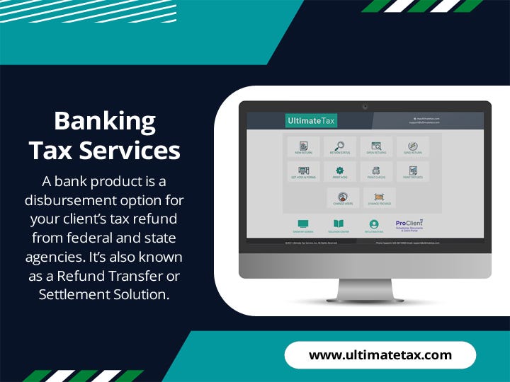 Tax Software With Bank Products. Smooth Sailing For Clients’ Taxes
