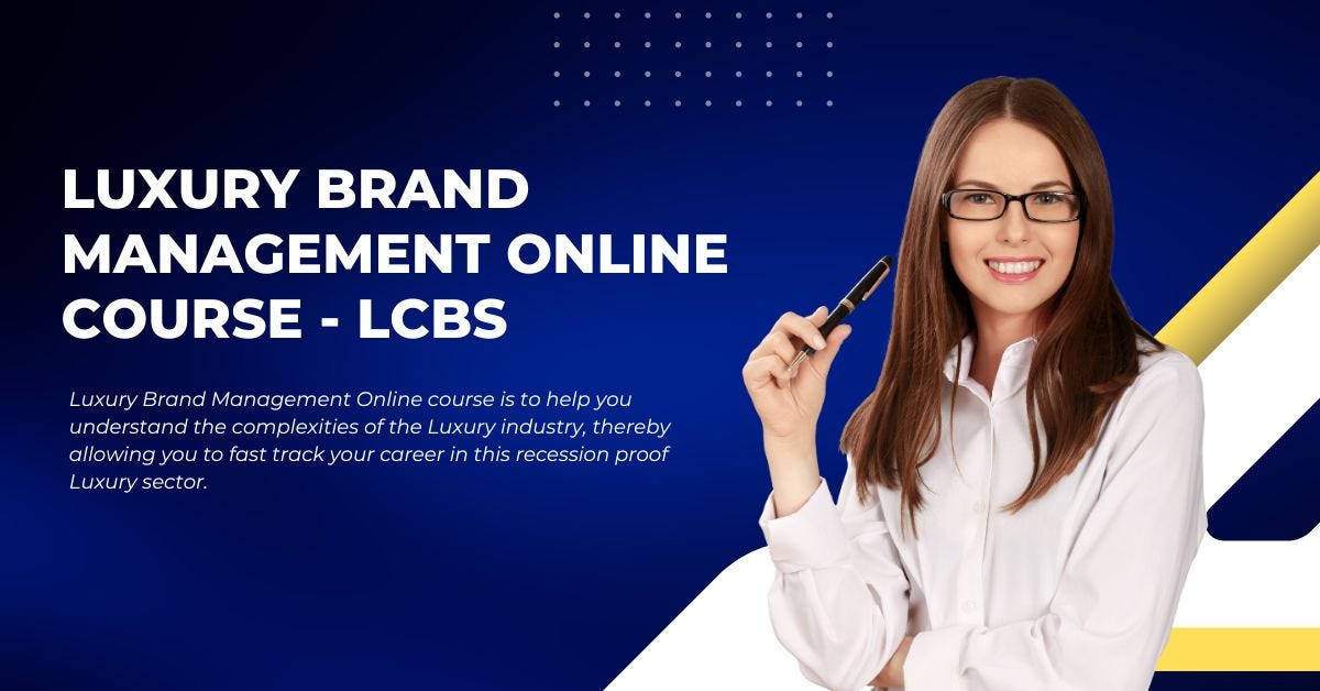 Career Scope and Salary of Luxury Brand Management in India by Luxury