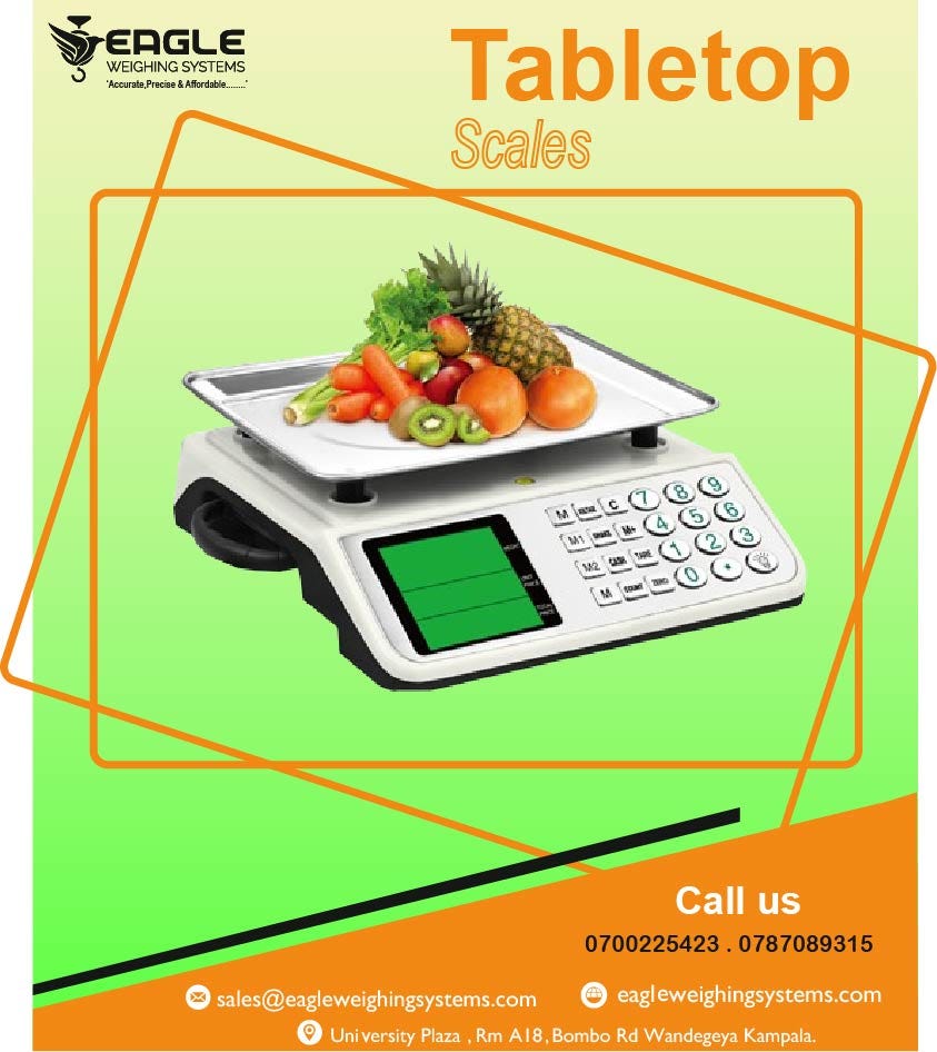 Tabletop Weighing scales price model in Uganda +256 787089315