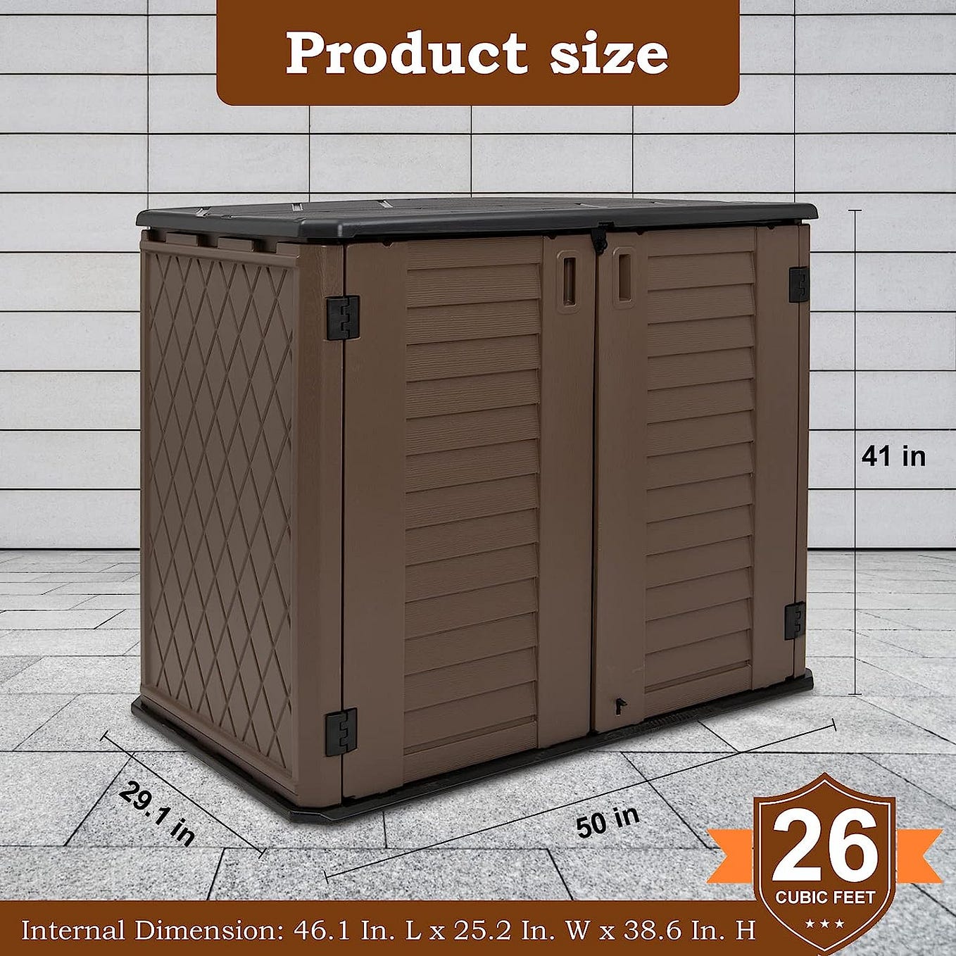 Vertical Outdoor Storage Shed Online Amazon.ca hortic Medium