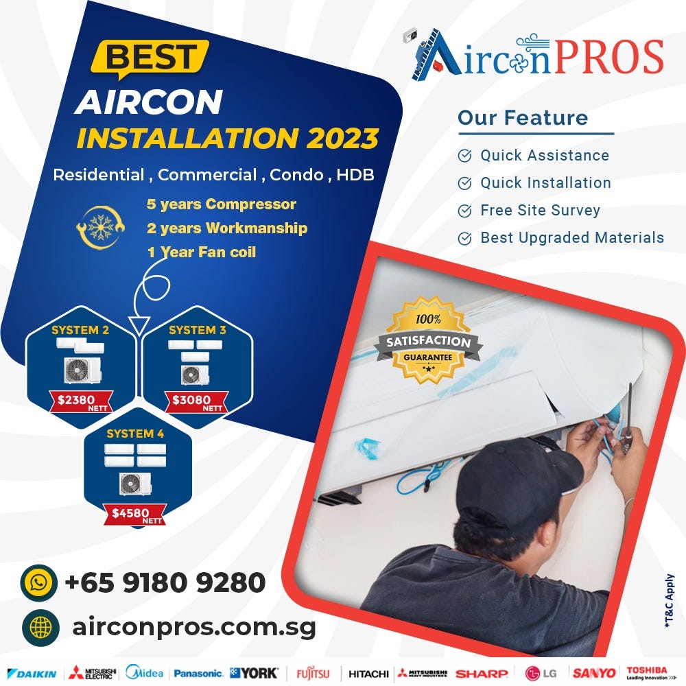 Best aircon installation airconpros singapore Medium