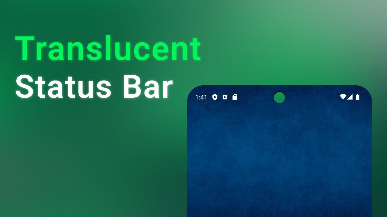 Different ways to change the color of Status bar and Navigation bar in