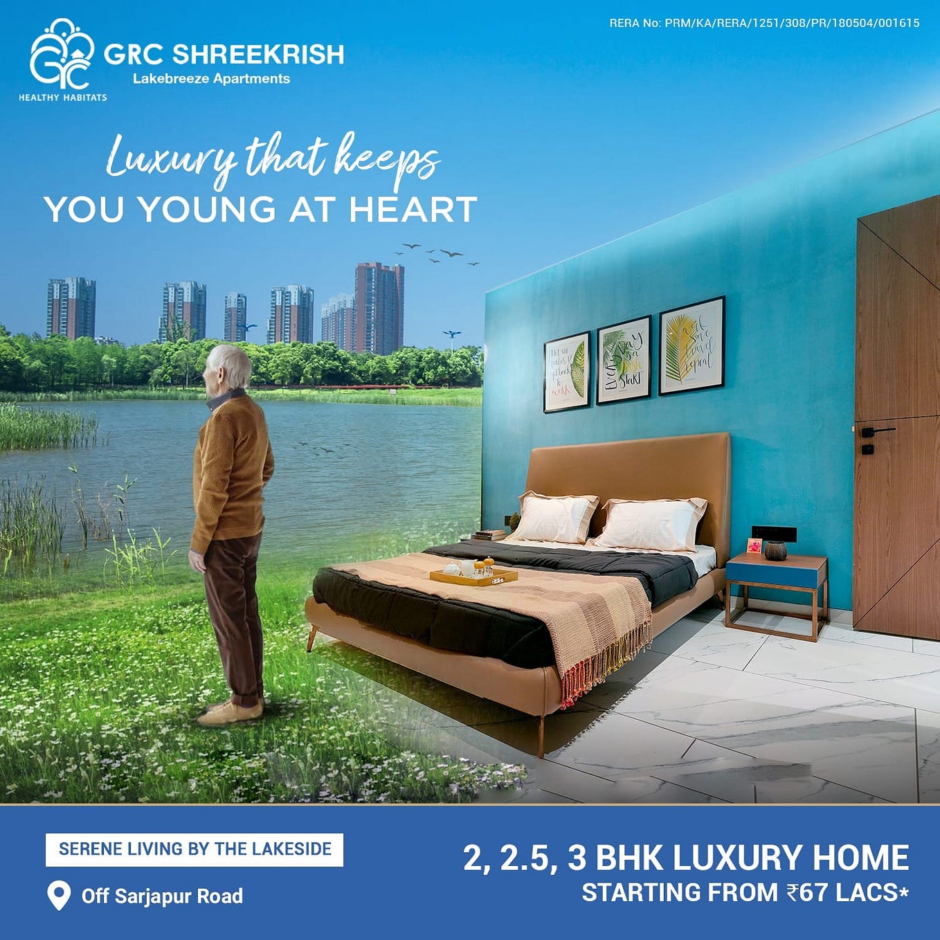 Best Builders in Bangalore for 3 BHK Apartments GRC Infra by GRC