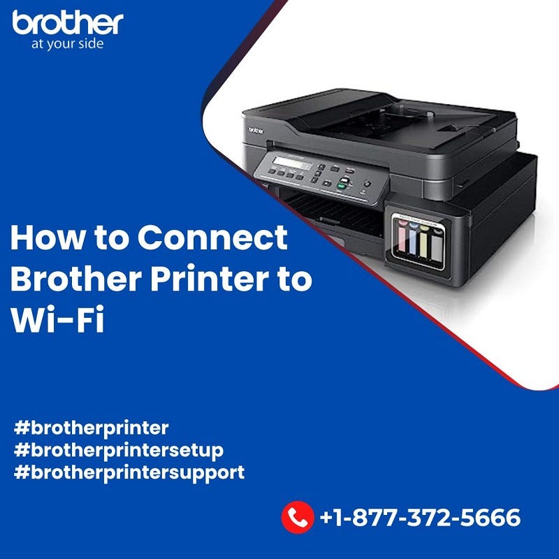 How To Connect a Brother Printer To a Wired Network +18773725666