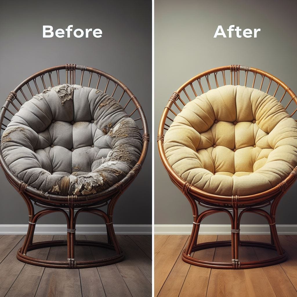 Anatomy of a Papasan Chair How to Choose and Care for this Cozy