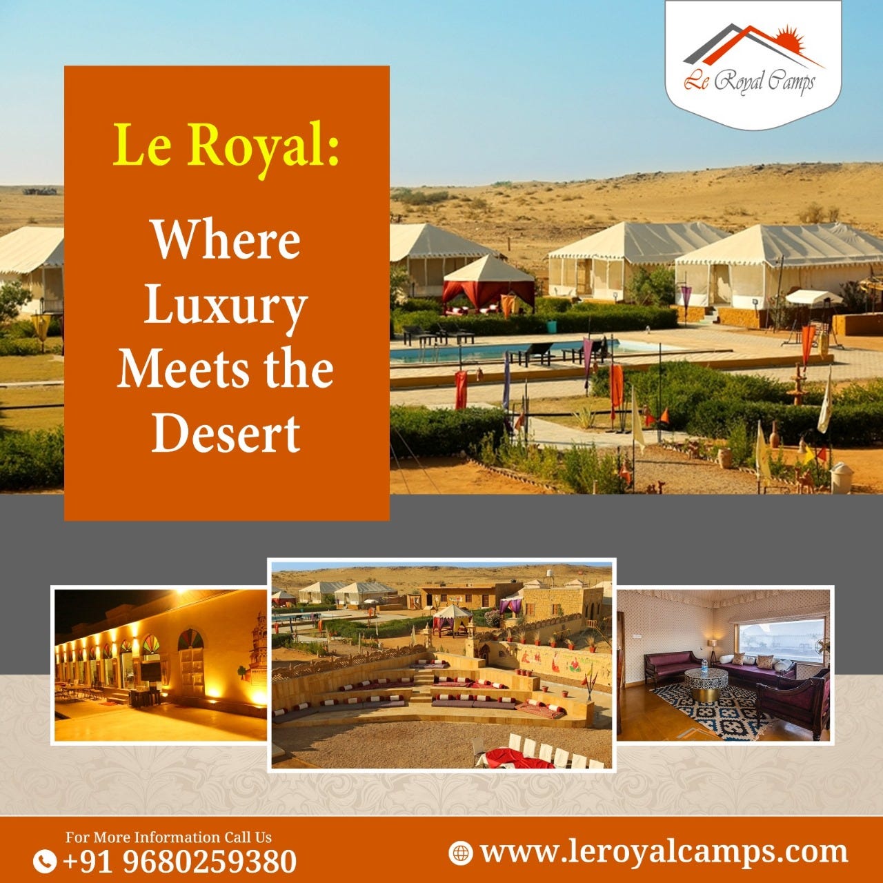 Sam Sand Dunes Jaisalmer — Le Royal Camps — Camping in Jaisalmer by