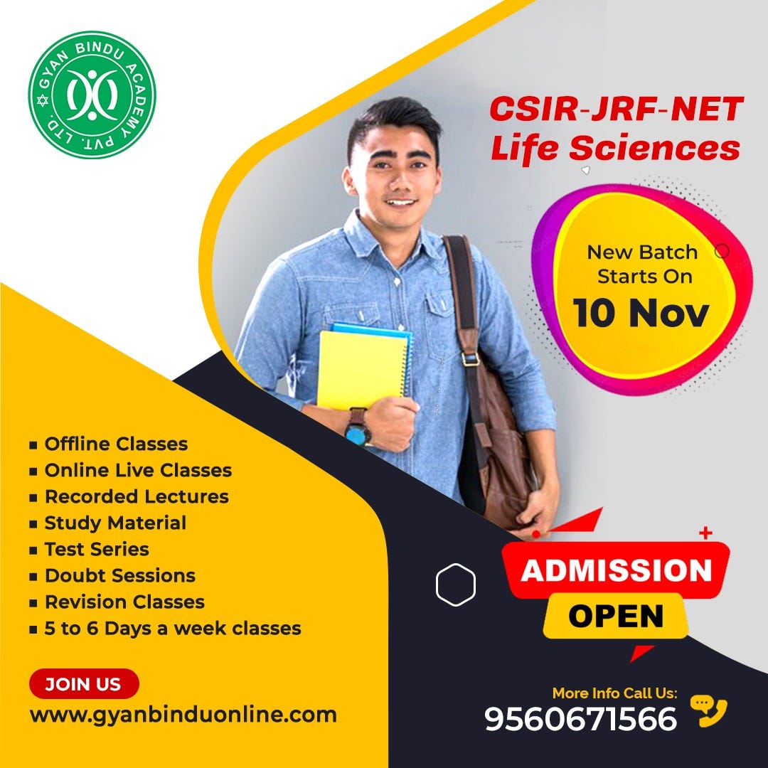 Batch Starts From 10th December 20232024 — CSIR NET Life Science