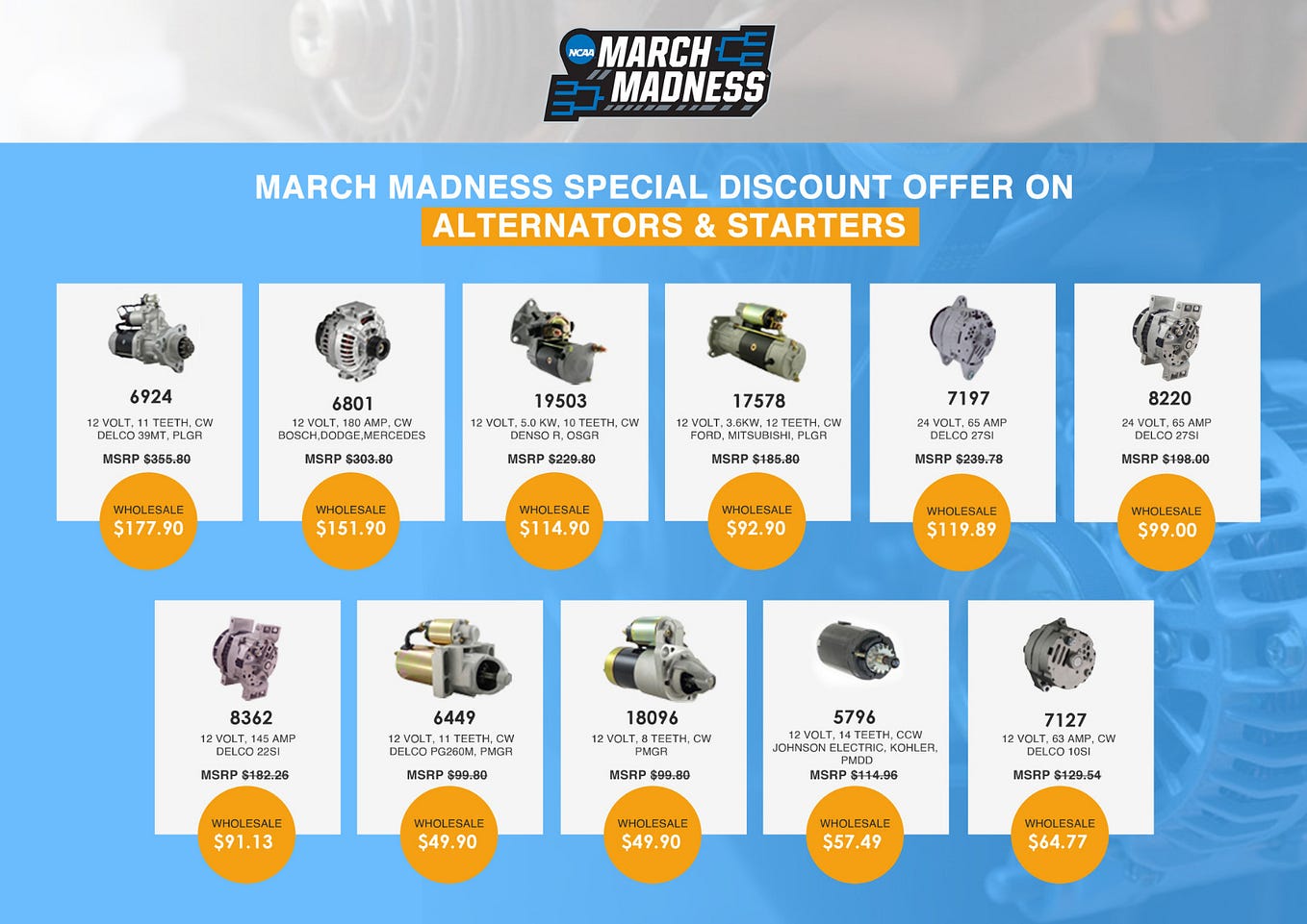 Find Farm Tractor Alternators and Starters Online in OKC by Charging