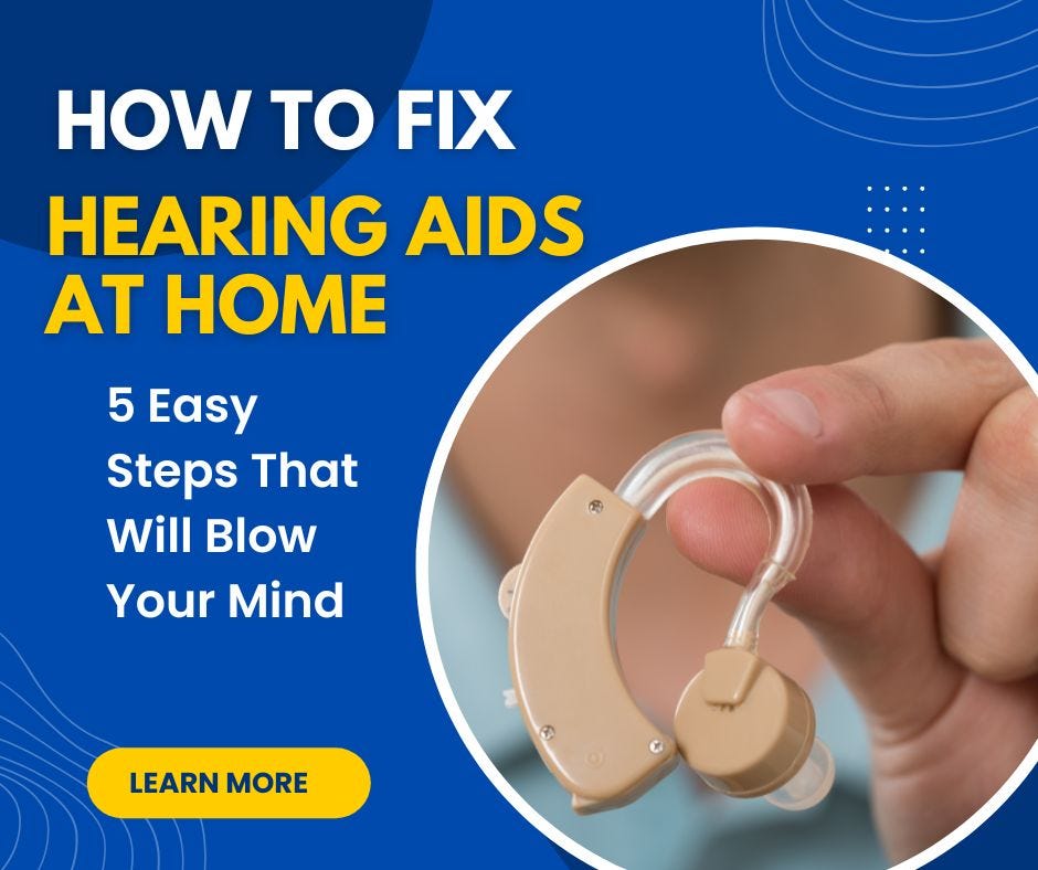 Phonak Hearing Aid Repair: The Game-Changing Technique | Medium