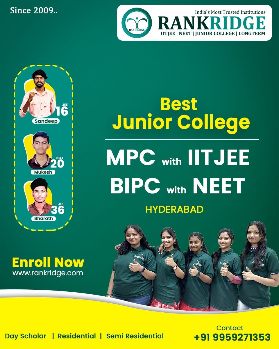 Best Junior Colleges in Hyderabad Medium