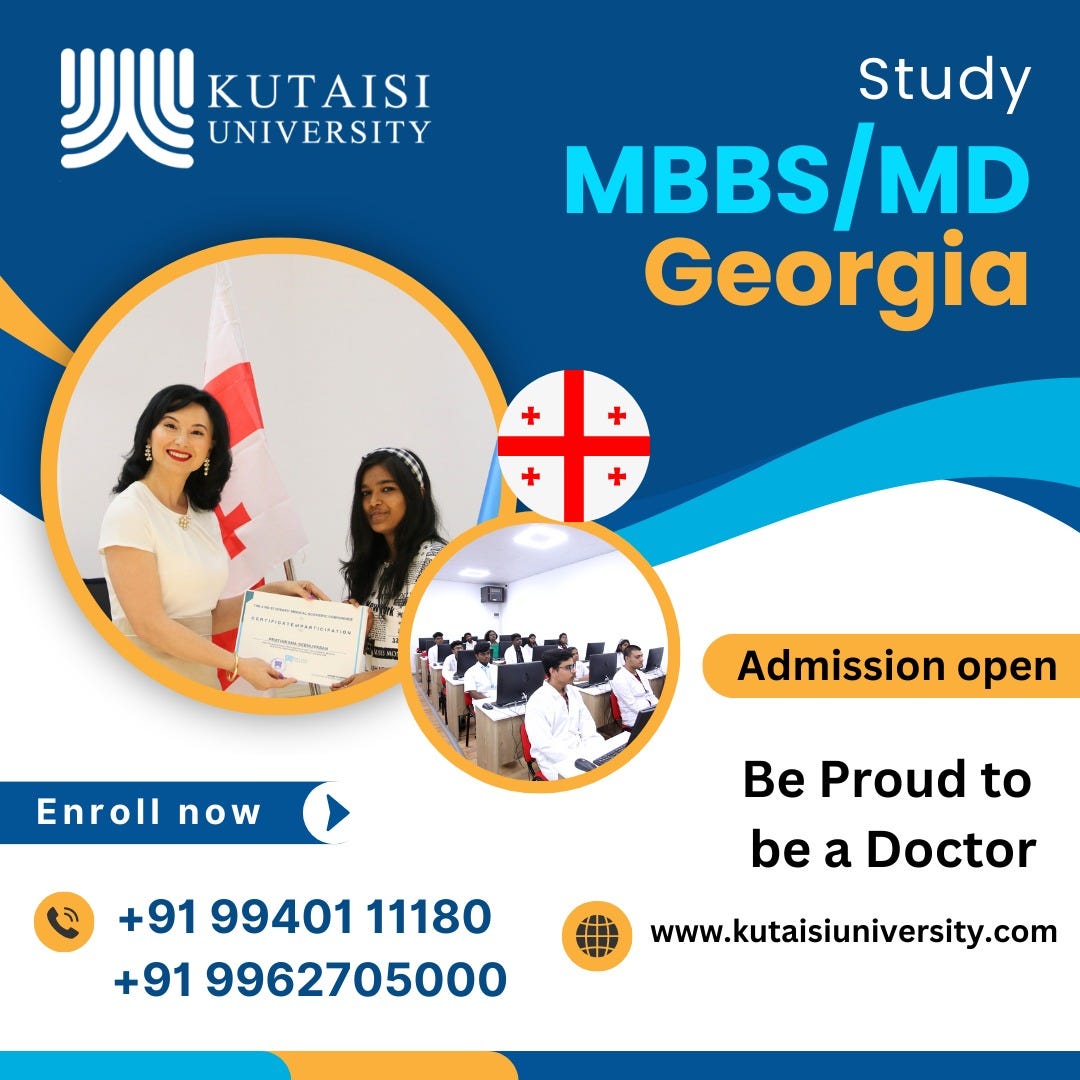 Faculty of Medicine Kutaisi University Study Mbbs in
