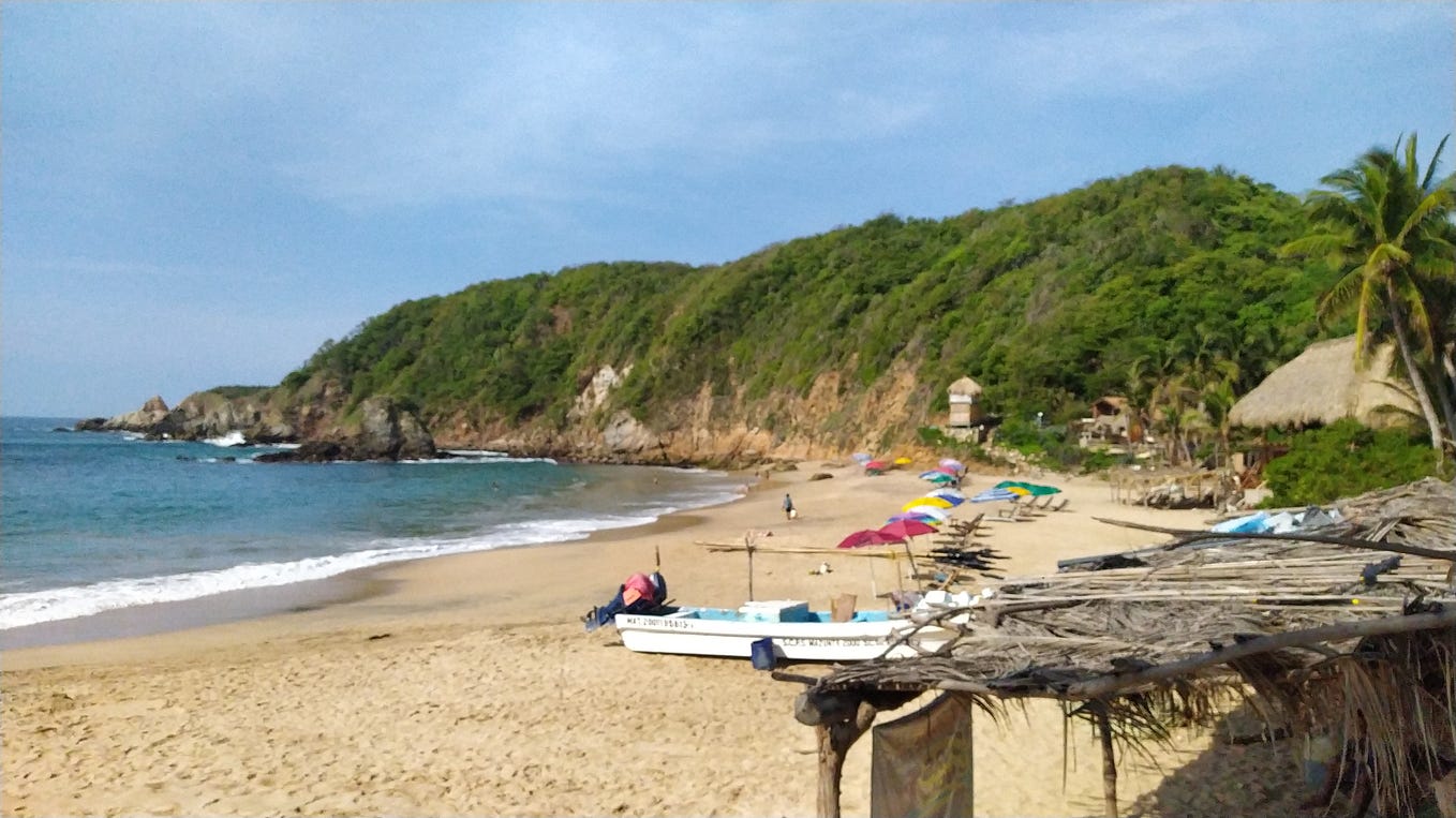 Day 3. Mazunte.. In which Our Hero devises an exit… by Andrew H Aug