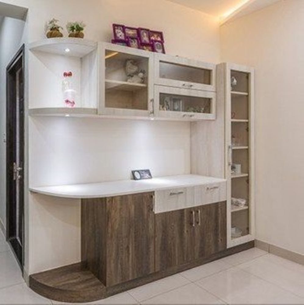 Kitchen Crockery Unit Design in Chennai Blueinteriorchennai Medium