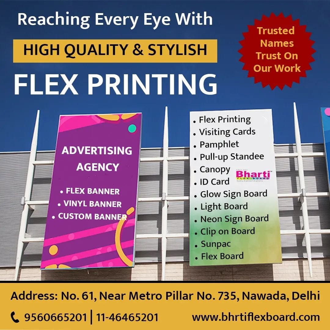 Overview. Flex Printing is a popular… by Bhartiflexboard Medium