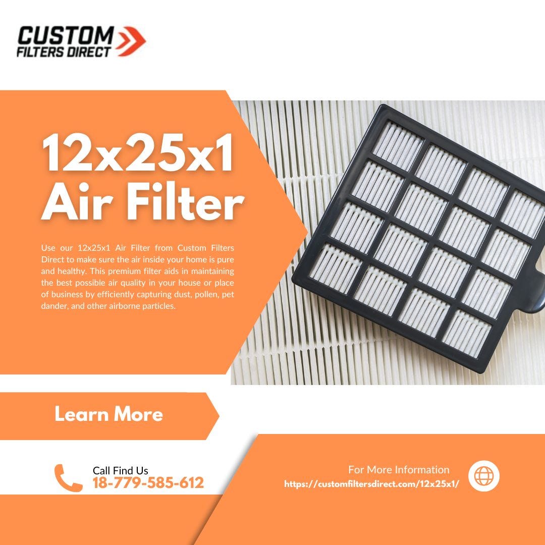 Furnace Filter 12x20x1 Directcustomfilters Medium
