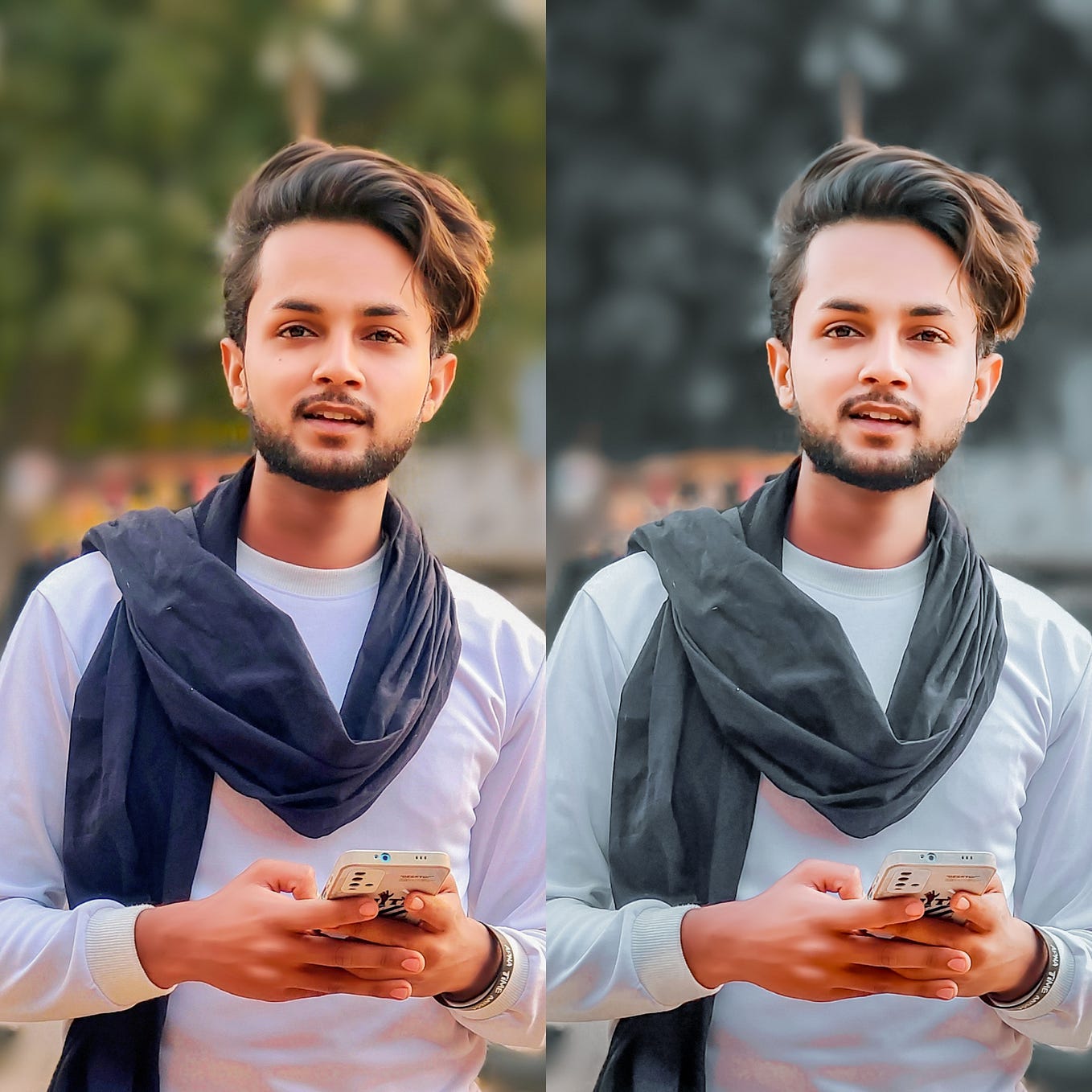 How Do I Make a Black and White Preset in lightroom ? Model_suhail07