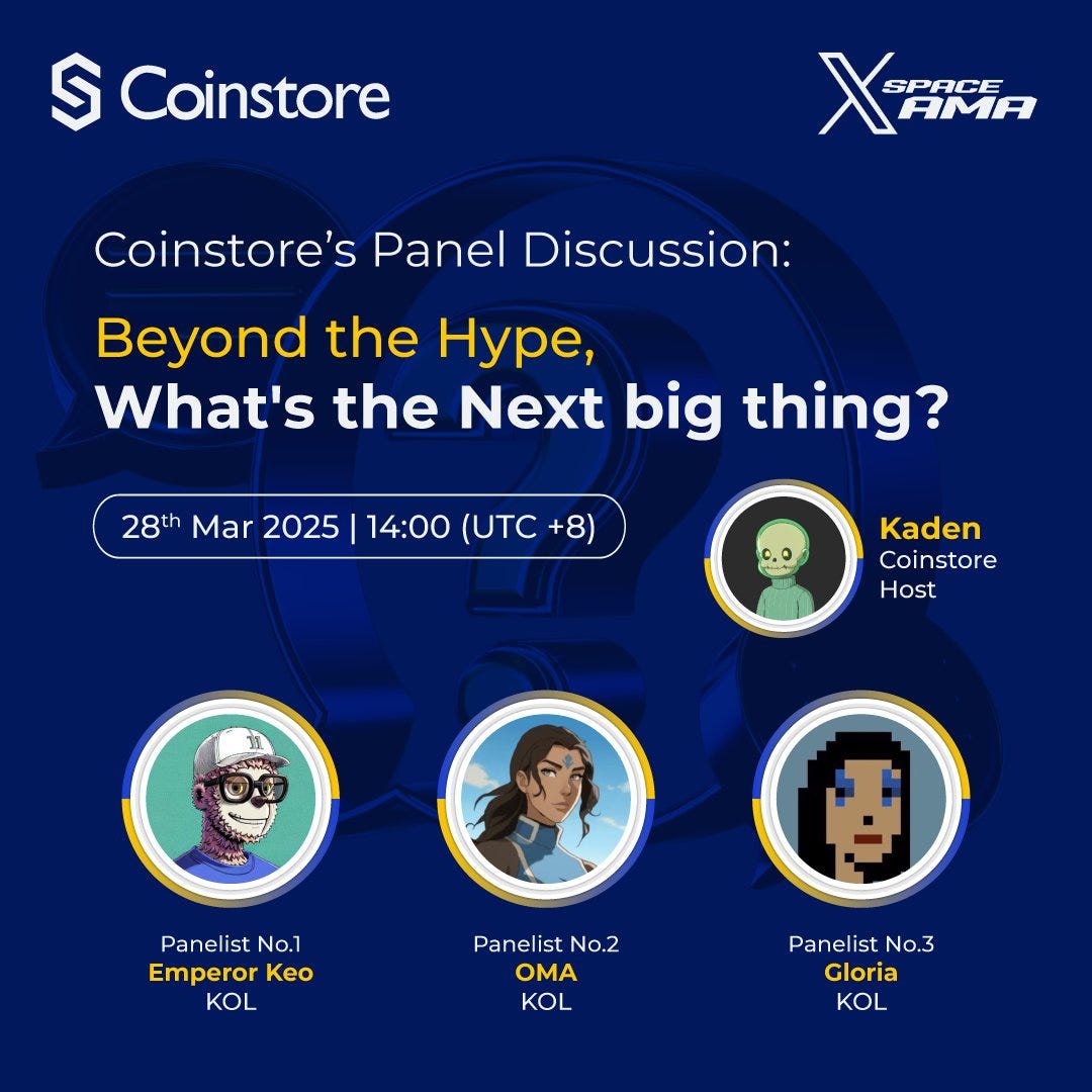 Introducing Coinstore The first choice for the initial launch by(04)