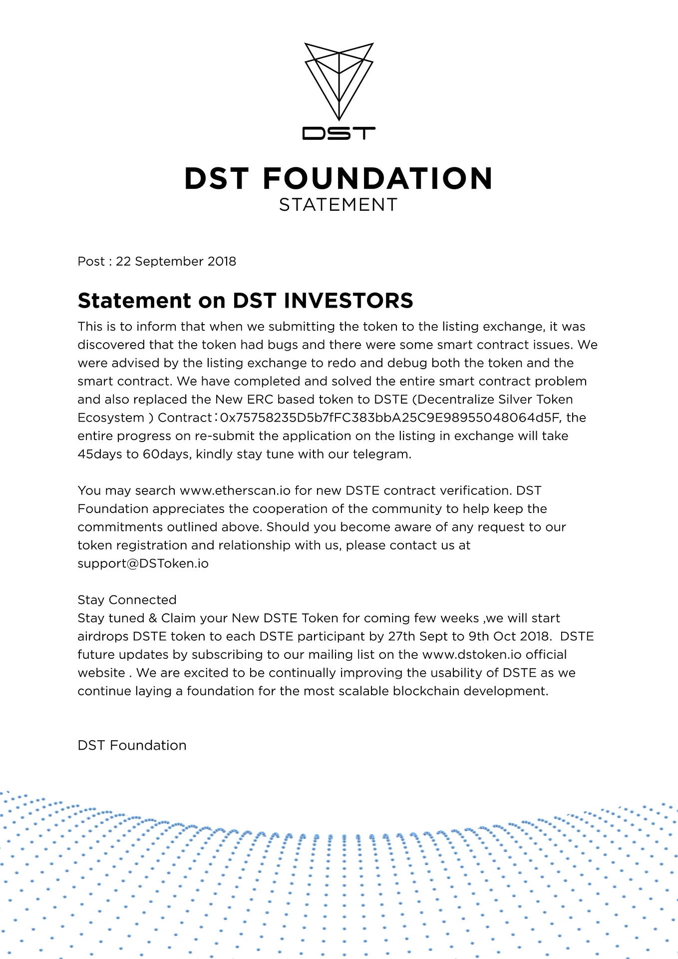 How to choose a right ICO. The DST project is now on public token… by DSTE Medium