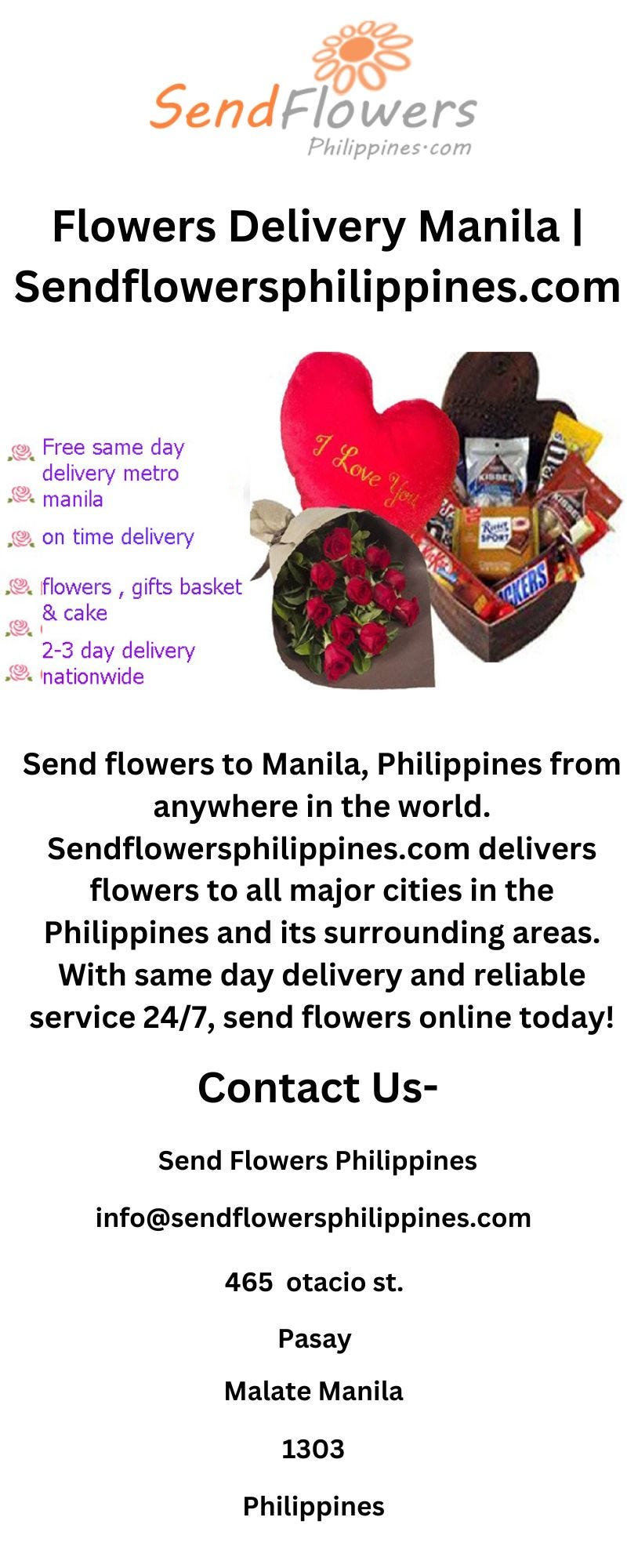 Philippines Flowers Delivery Send