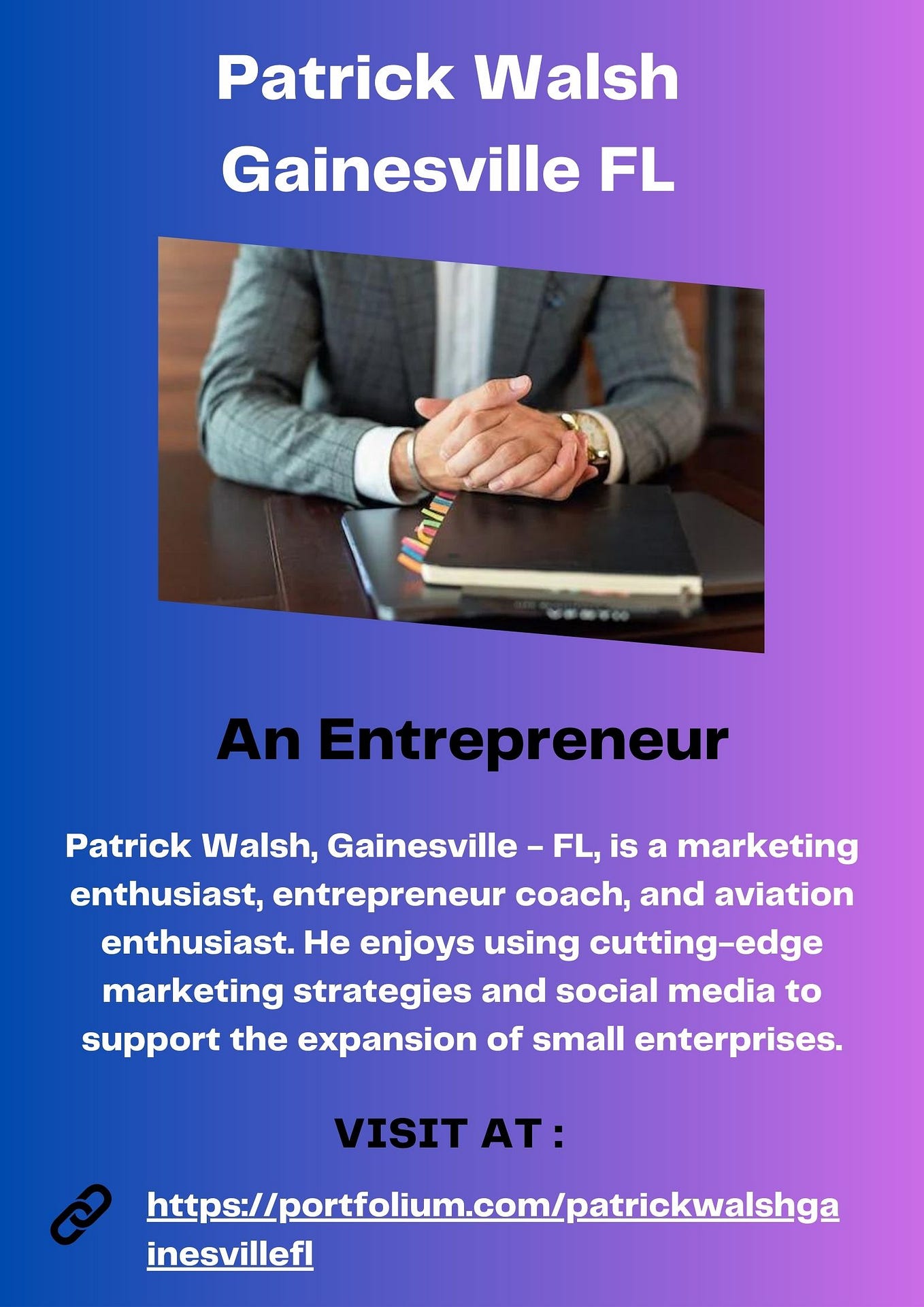 Patrick Walsh Gainesville Entrepreneur Coach Patrick Walsh