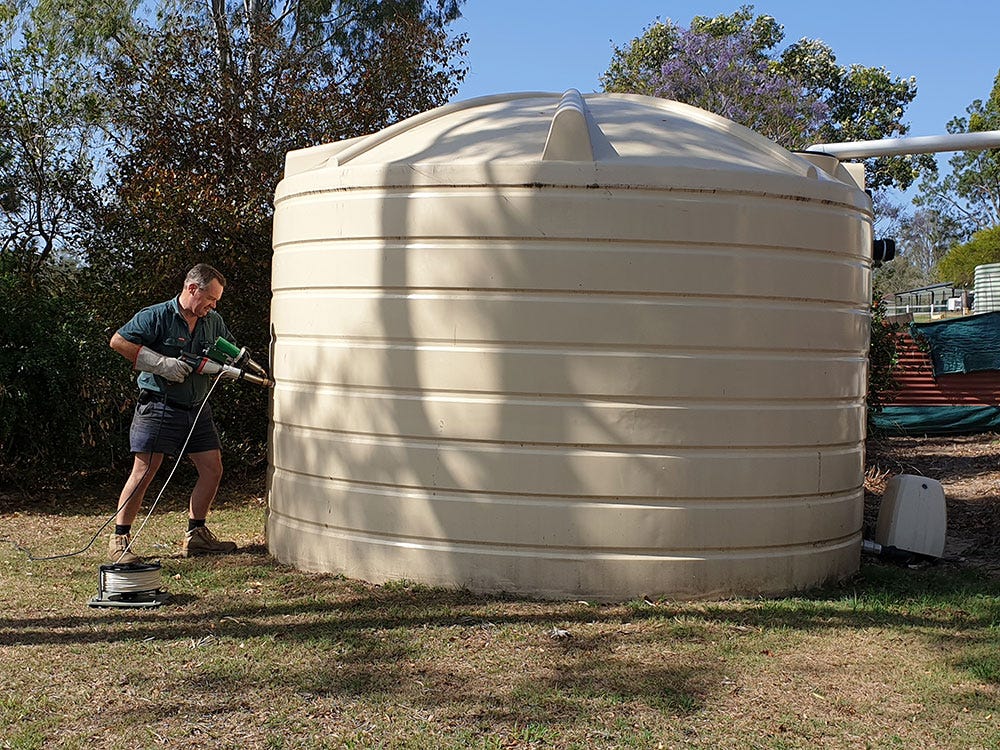 How to Repair a Leaking Plastic Water Storage Tank by MJR Plastic