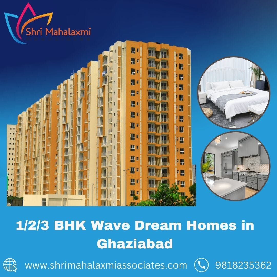 1/2/3 BHK Wave Dream Homes Flats in Ghaziabad Shri Mahalaxmi