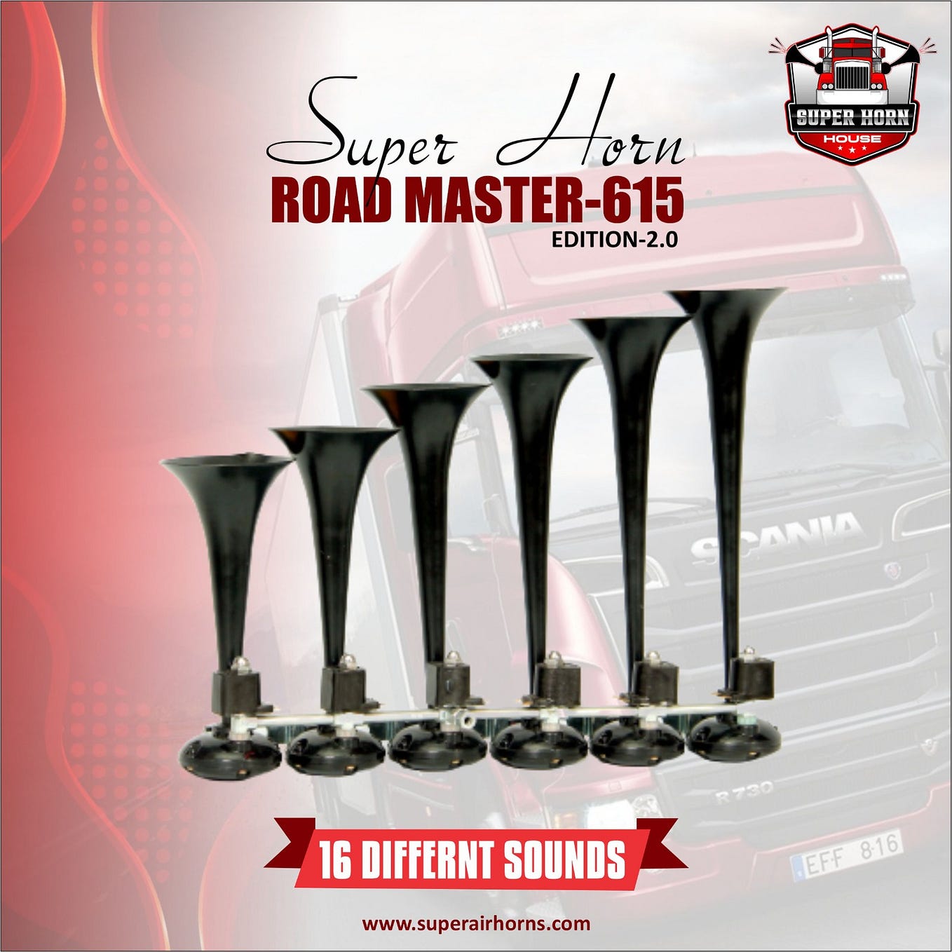 Super Air Horns Super Air Horns For Truck by Superairhorns Medium