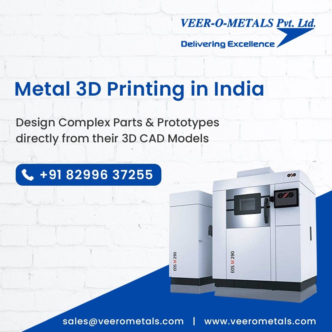 6 MOST POPULAR INDUSTRIES TO USE METAL 3D PRINTING by veerometals