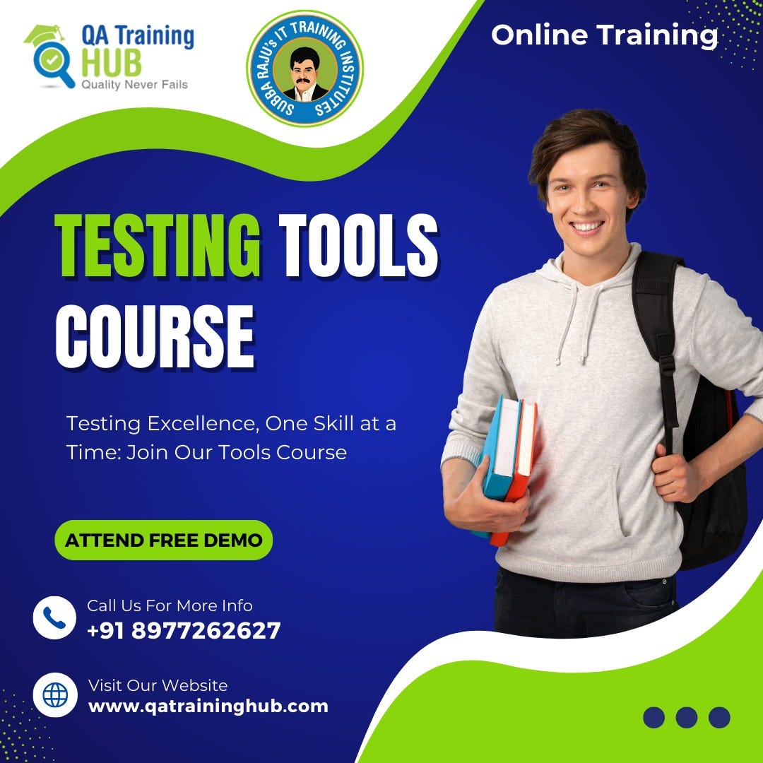 Testing Tools Course. In today’s rapidly evolving… by