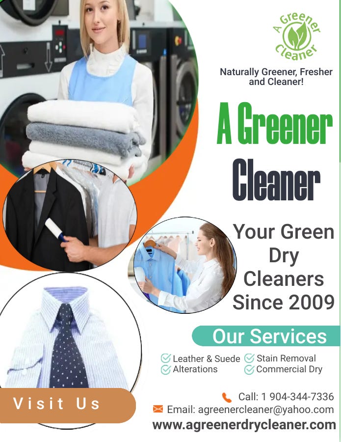 A Greener Dryer Cleaner — Commercial Dry Cleaning Services