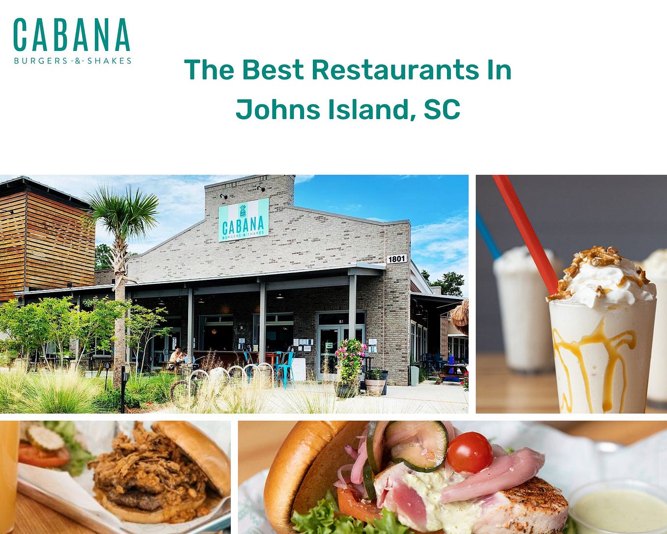 Best Alcoholic Milkshake Near Johns Island, SC Cabana Burgers