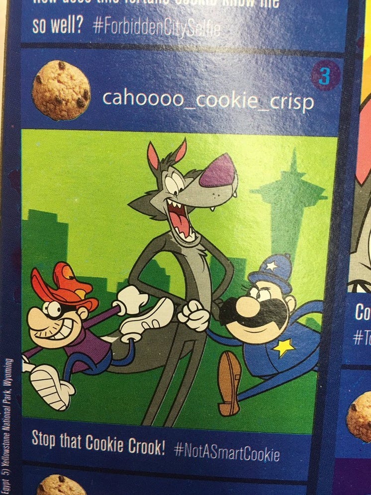 Recolectar 53+ images como se llama el lobo de cookie crisp Viaterra.mx