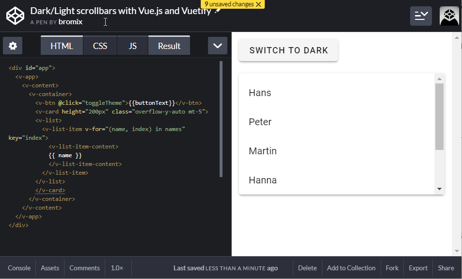 Dark And Light Scrollbars At Runtime With Vuetify ITNEXT, 44 OFF