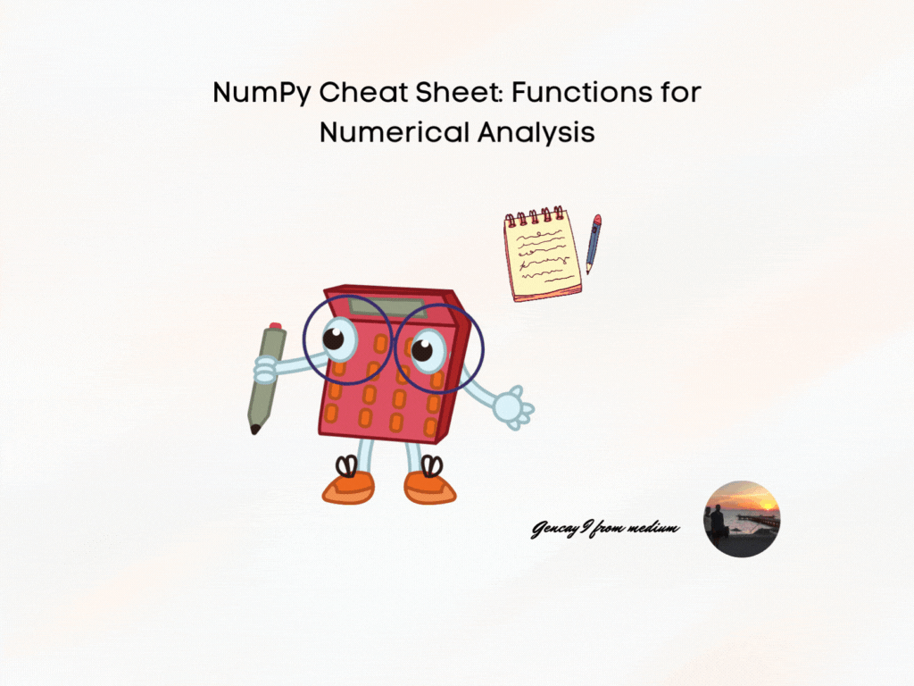 NumPy Cheat Sheet Functions for Numerical Analysis Towards AI