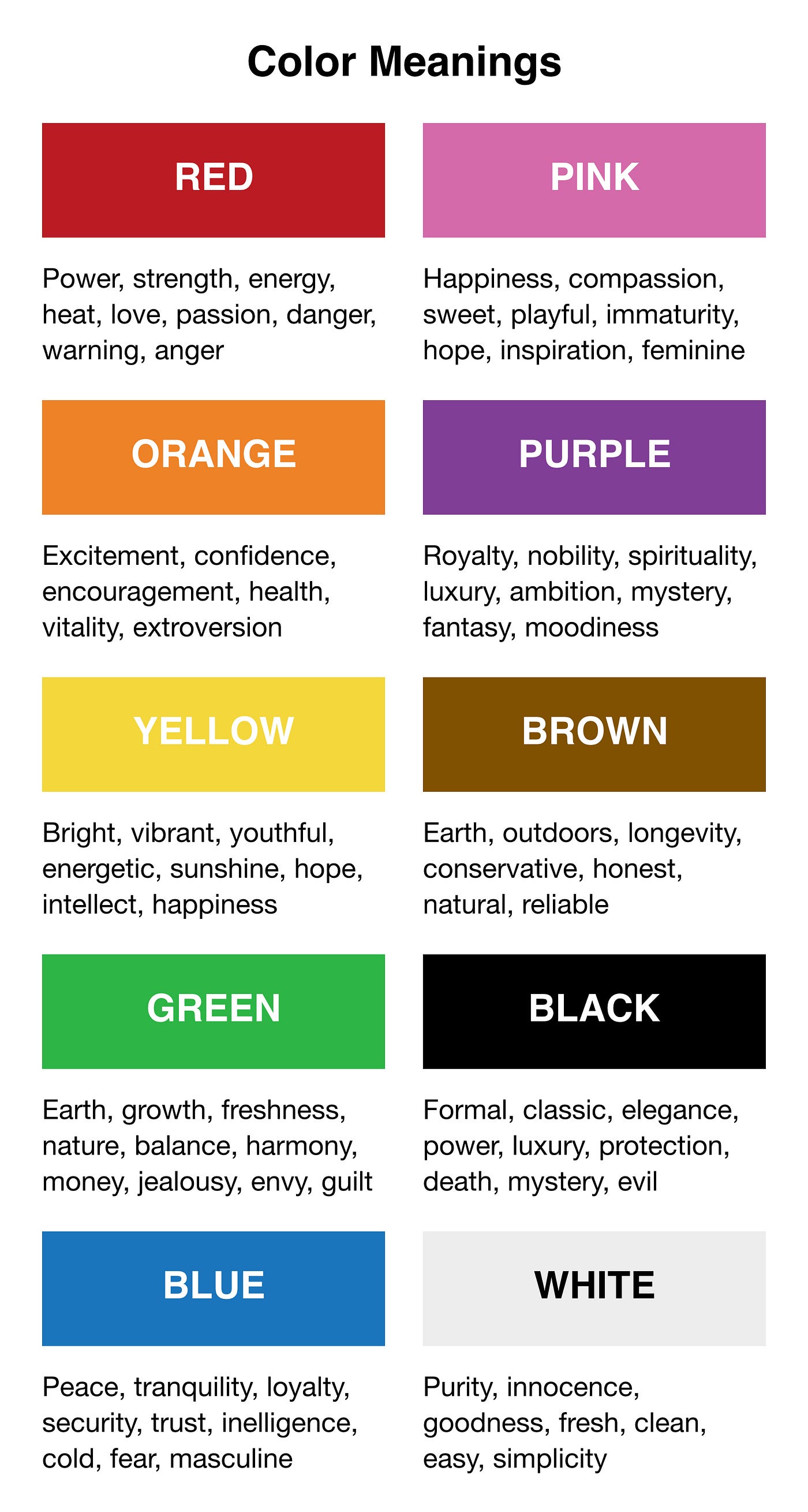 Brown Color Meaning Psychology