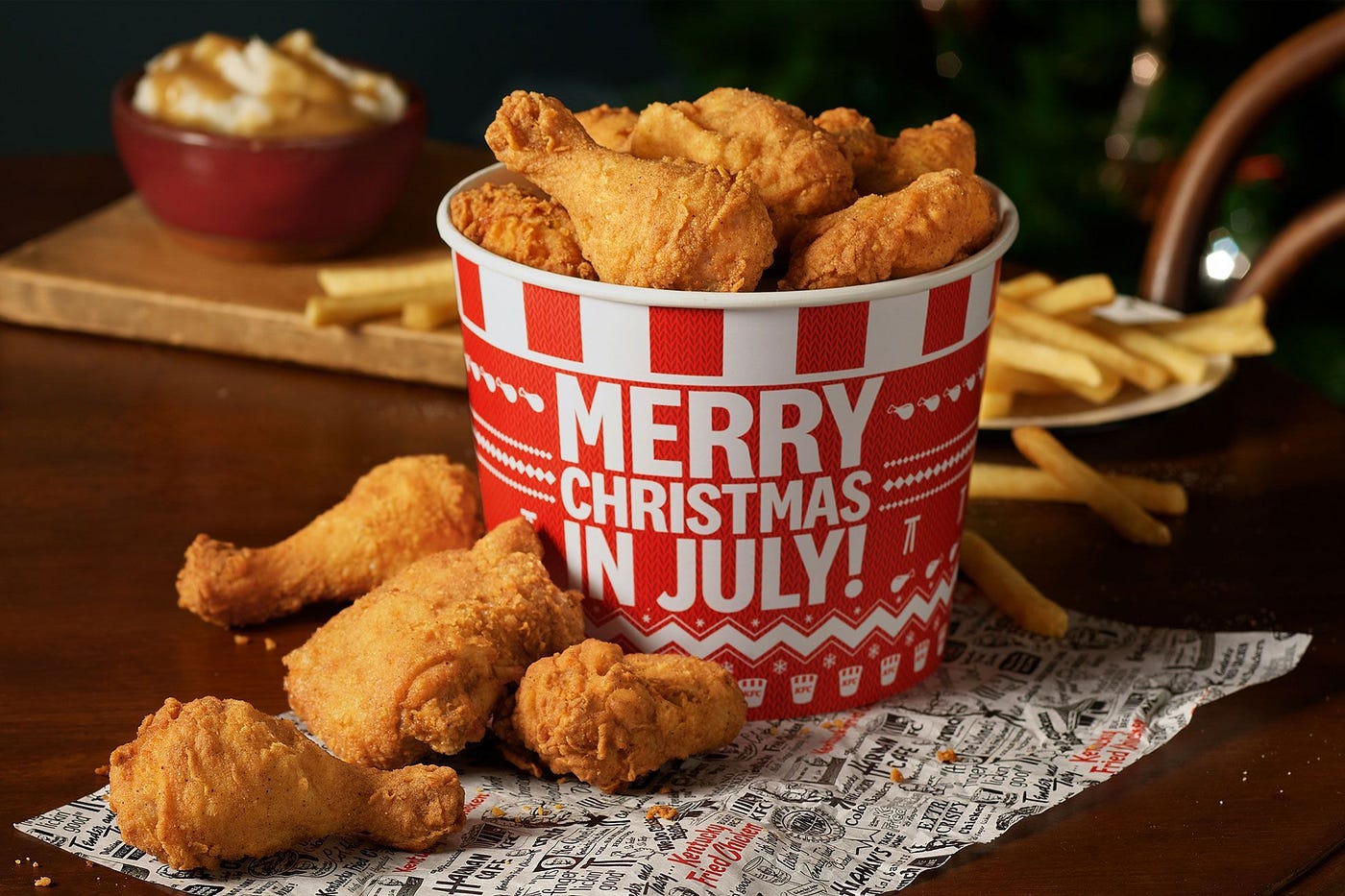 KFC Unveils New Menu Items And Bucket Design For Holiday