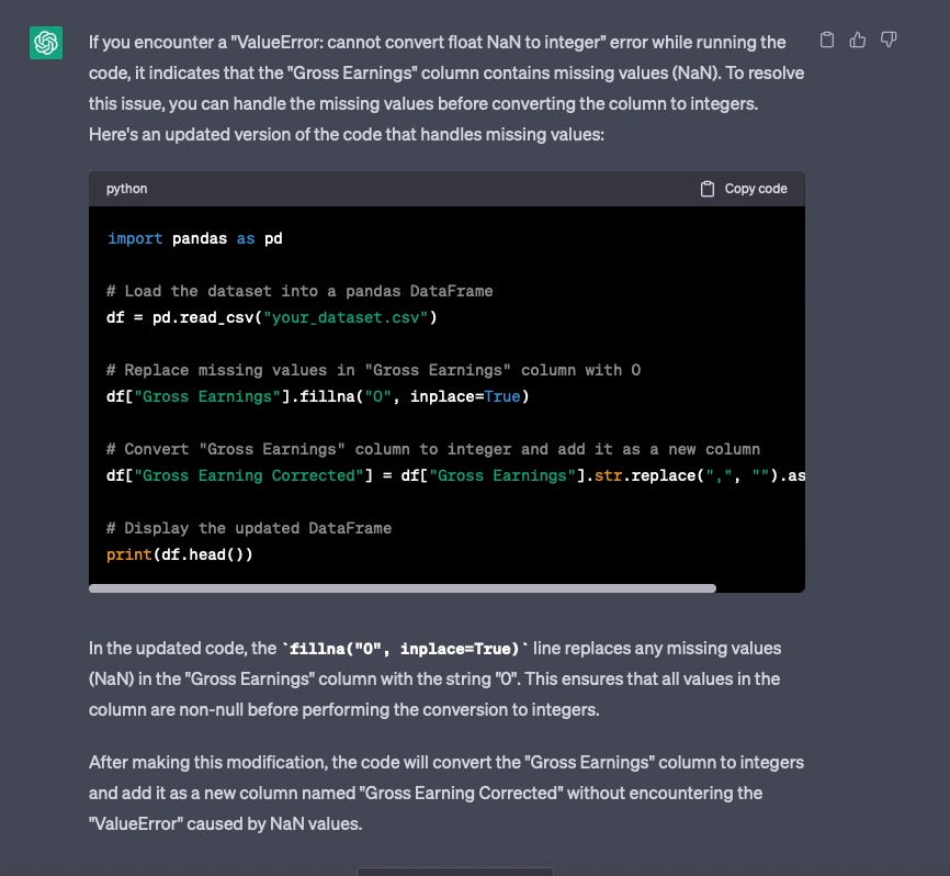 Understanding The Conversion Error Cannot Convert Float Nan To Integer