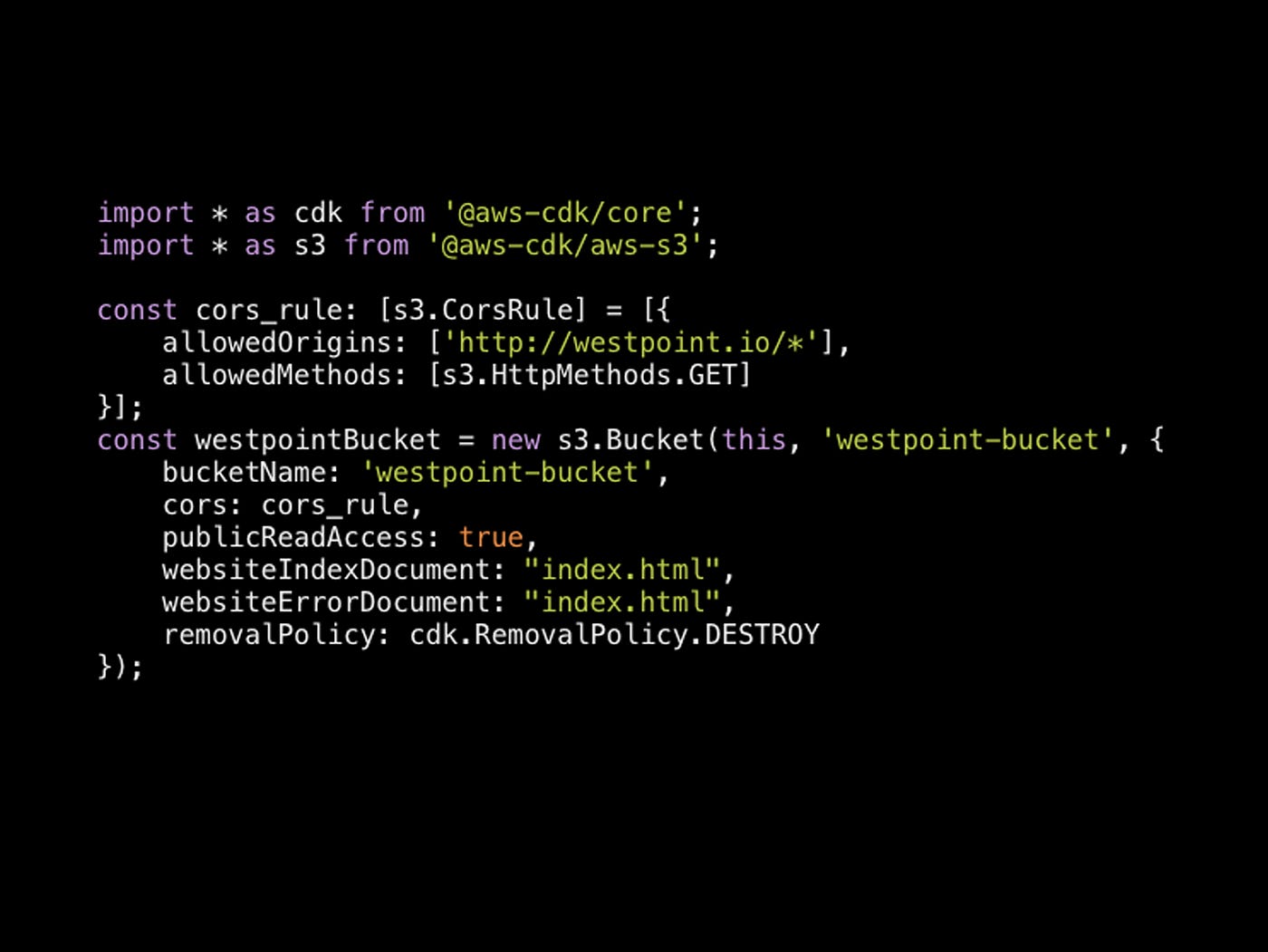 Example Of Provisioning S3 Bucket Using AWS CDK In Python, 57 OFF