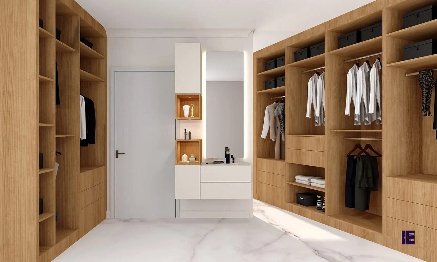 Modern Wardrobe Designs With Dressing Table