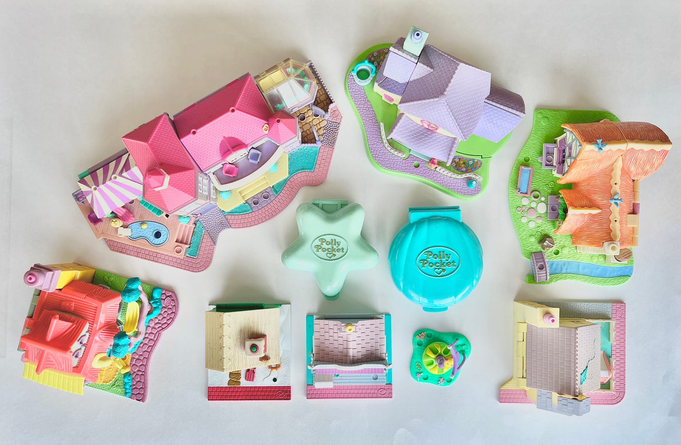 Polly Pocket Stampin School Compact Set Vintage Kids School, 45 OFF