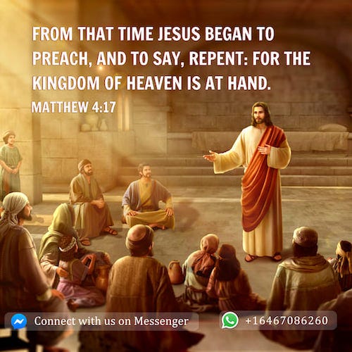 The Meaning of Matthew 417 “Repent for the Kingdom of Heaven Is at