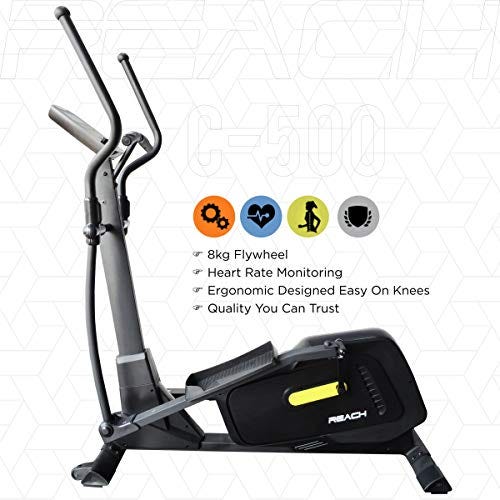 Best Reach Elliptical Cross Trainer Machine Cardio Fitness Ash Sam Medium