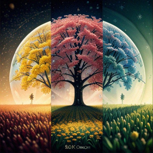 The Symbolism of Seasons Embracing the Cycles of Life by Alonzo