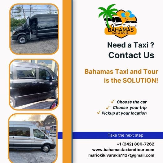 airport shuttle to atlantis bahamas by Taxi and Tour Bahamas Mar