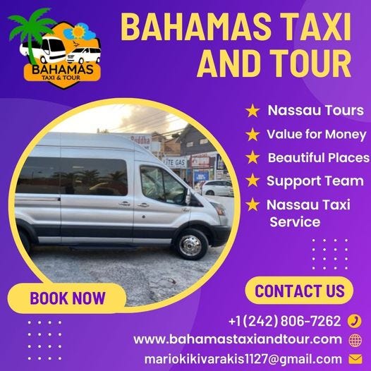 shuttle from nassau airport to atlantis by Taxi and Tour Bahamas