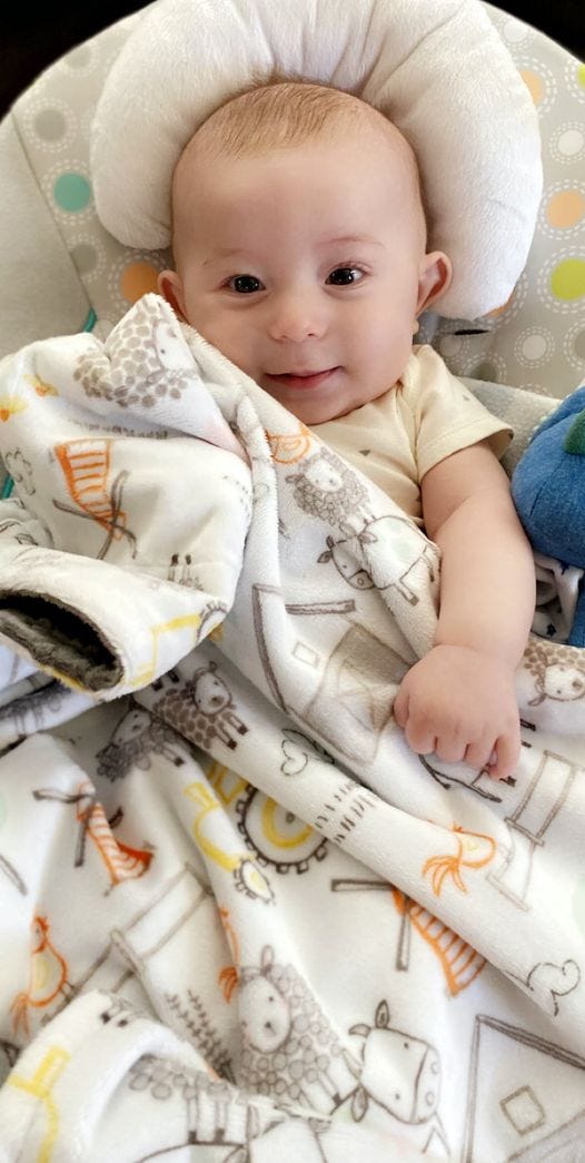 Simple Step by Step Guide to Sew a Baby Minky Blanket by Theminky