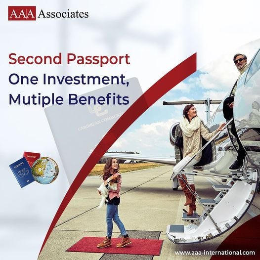 Second Passport by Investment AAA Associates Immigration Services Medium