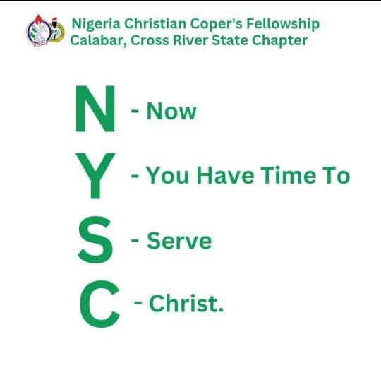 Calabar Kopa Let’s scrap NYSC. Because what’s the point really? by