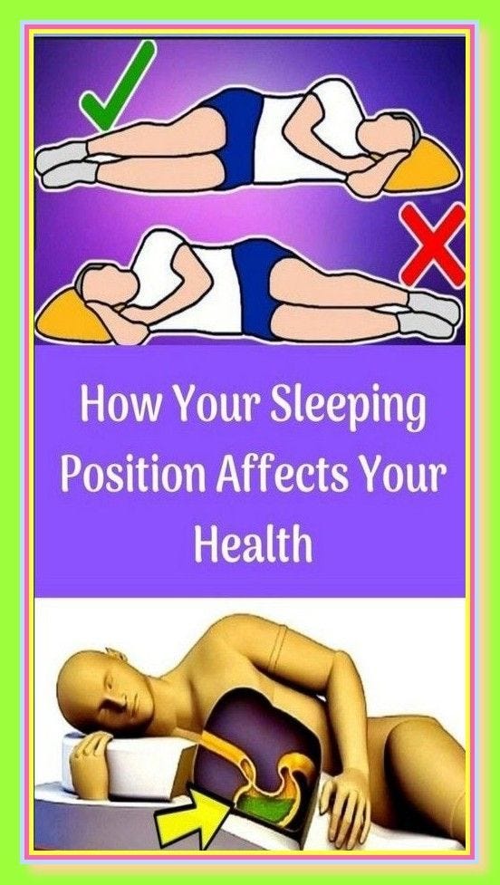 How Does Your Sleeping Position Affect Your Health? Steven Jameson Medium