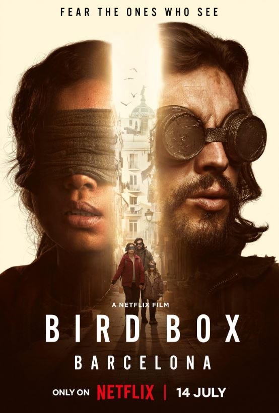 Bird Box Barcelona movie review. IN A NUTSHELL by Trina Boice Medium